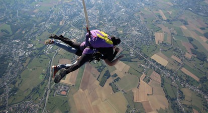 Saut en parachute